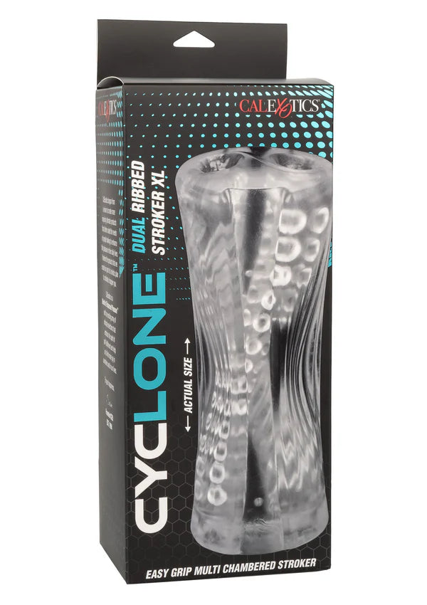 Dual Ribbed Stroker XL by CalExotics