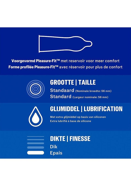 Durex NL / FR Extra Safe 6x3 - Happytoys Sexshop: Toys for Feeling Happy & Easy 😊 - Discreet geleverd