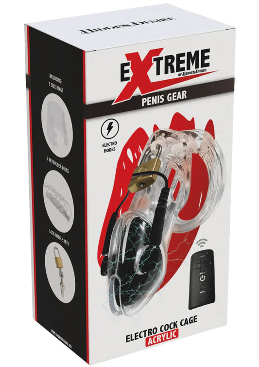 Electro Cock Cage by Hidden Desire - Happytoys Sexshop: Toys for Feeling Happy & Easy 😊 - Discreet geleverd