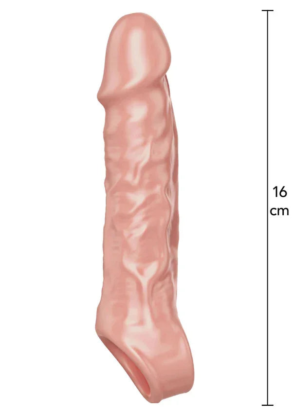 Extension Sleeve TPE Medium 16 cm by ToyJoy - Happytoys Sexshop: Toys for Feeling Happy & Easy 😊 - Discreet geleverd