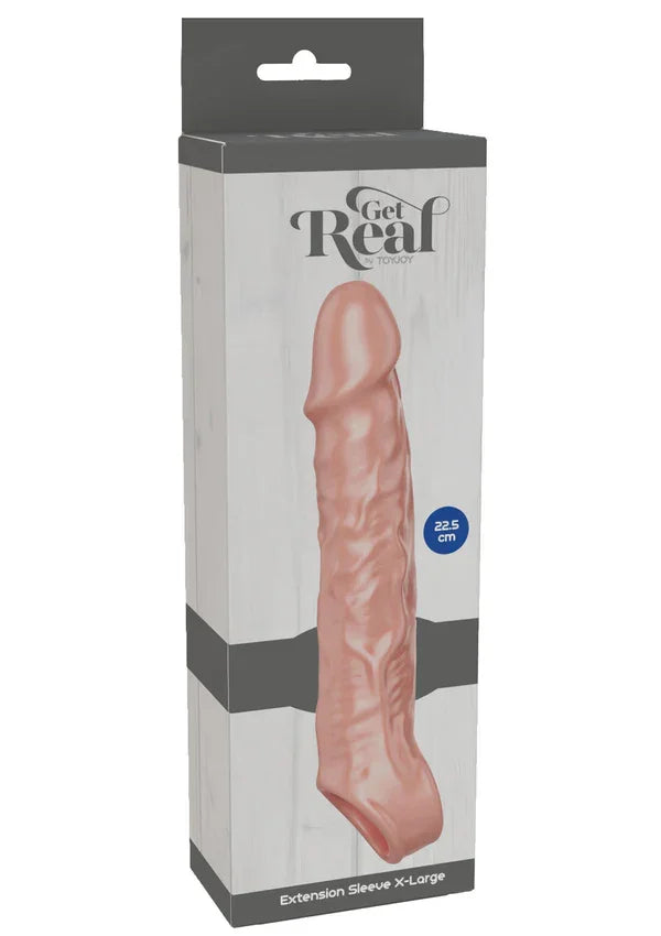 Extension Sleeve TPE XL 22.5 cm by ToyJoy - Happytoys Sexshop: Toys for Feeling Happy & Easy 😊 - Discreet geleverd