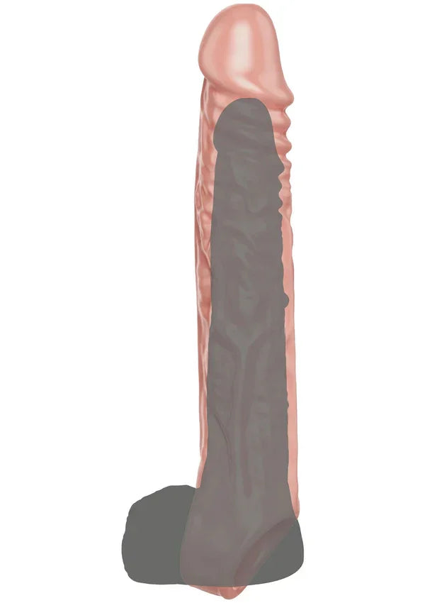 Extension Sleeve TPE XL 22.5 cm by ToyJoy - Happytoys Sexshop: Toys for Feeling Happy & Easy 😊 - Discreet geleverd