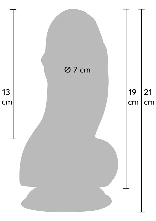Fat Boys Dildo PVC 19 cm by Hidden Desire - Happytoys Sexshop: Toys for Feeling Happy & Easy 😊 - Discreet geleverd