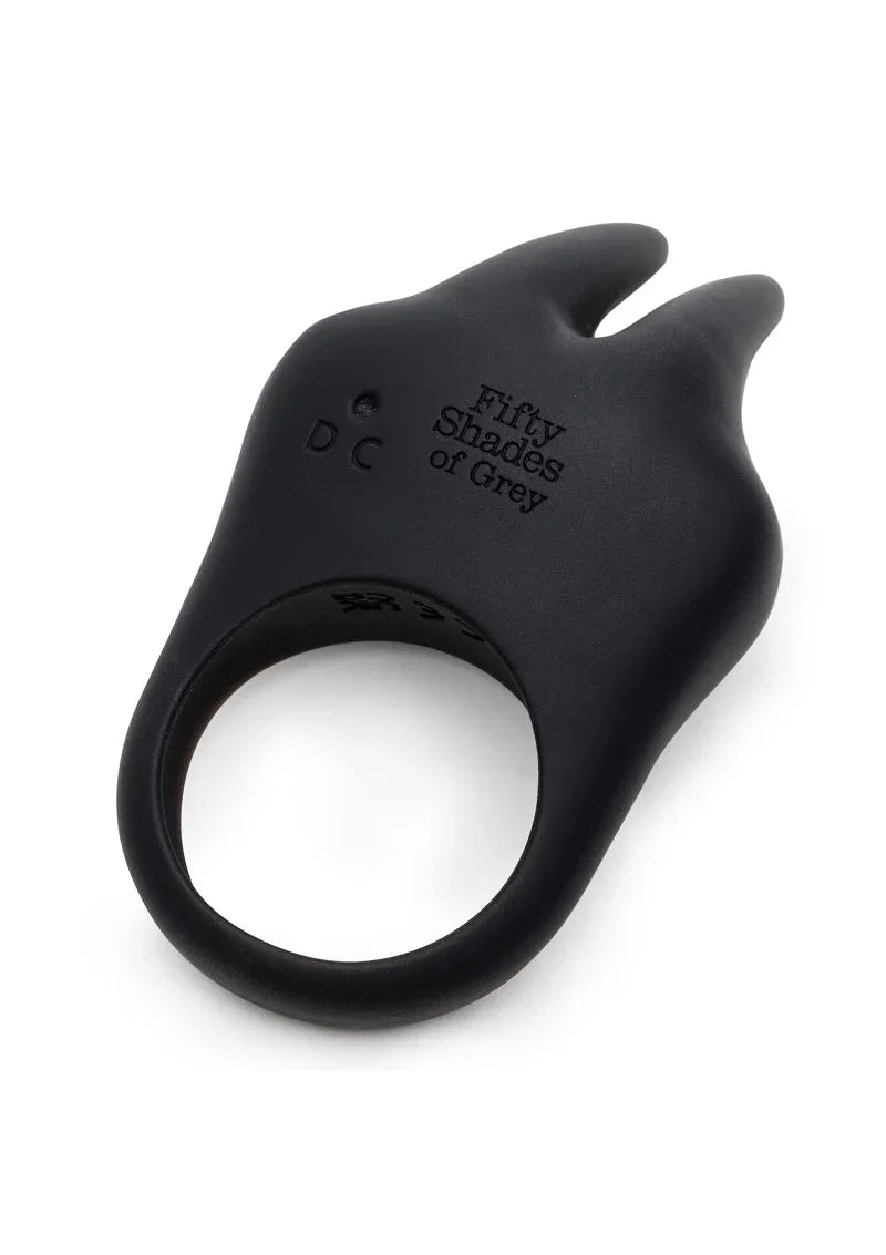Sensation Rechargeable Vibrating Love Ring by Fifty Shades of Grey - Happytoys Sexshop: Toys for Feeling Happy & Easy 😊 - Discreet geleverd