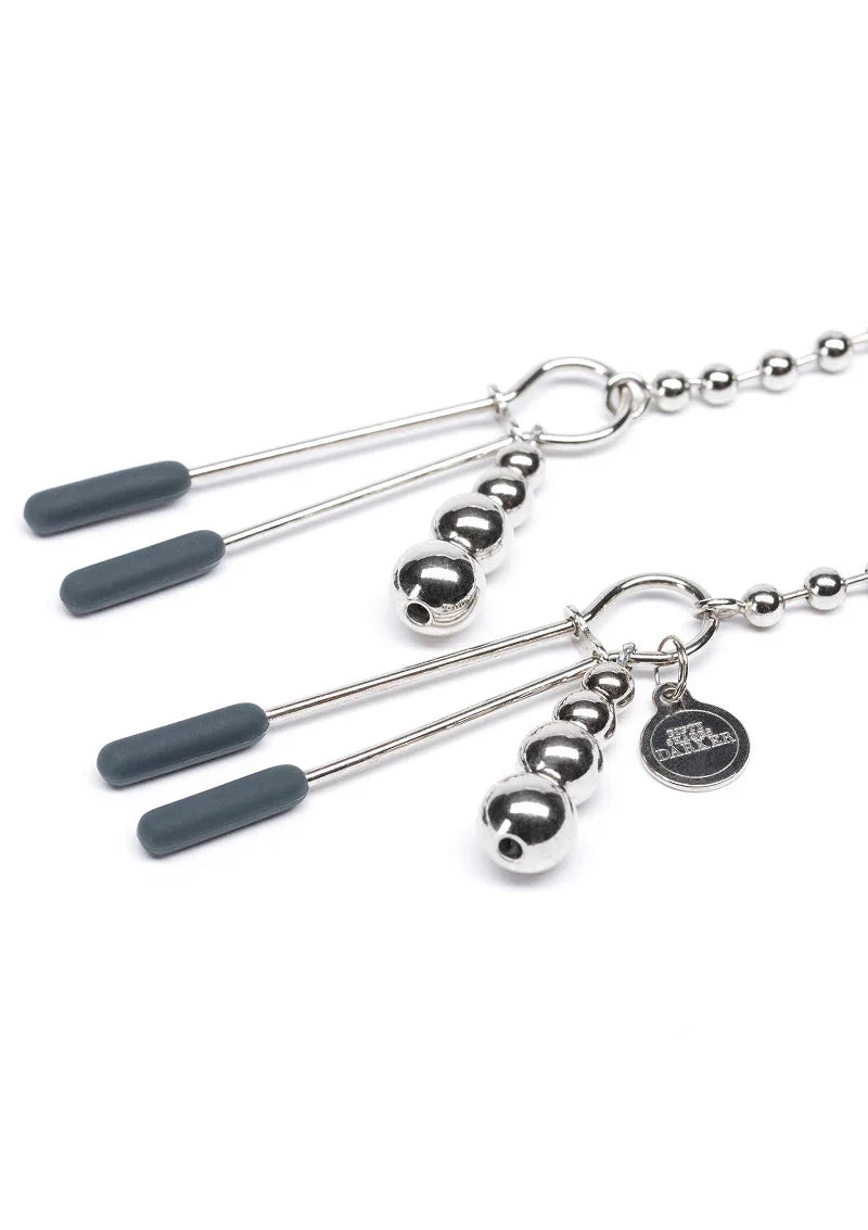At My Mercy Beaded Chain Nipple Clamps Fifty Shades Darker - Happytoys Sexshop: Toys for Feeling Happy & Easy 😊 - Discreet geleverd
