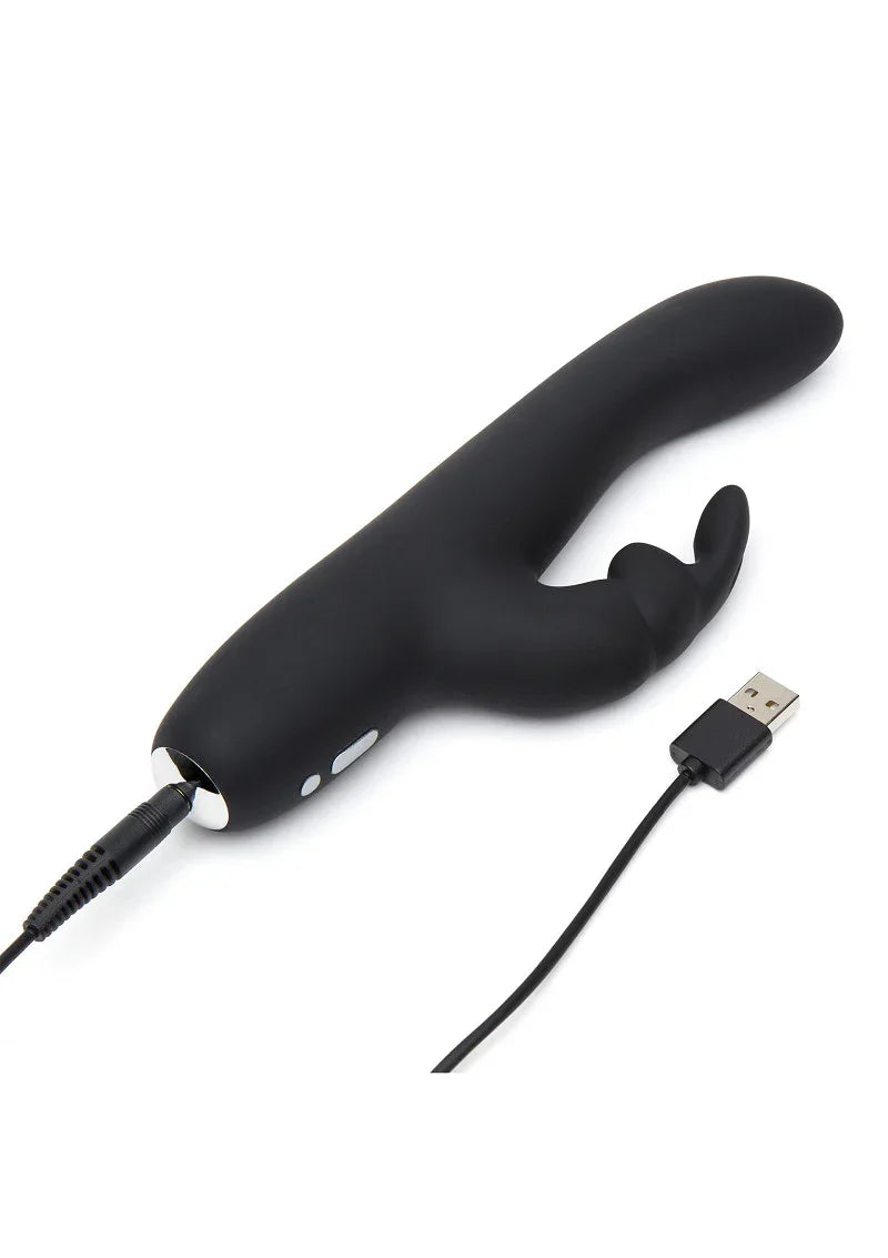 Greedy Girl Rechargeable Slimline Rabbit Vibrator Fifty Shades of Grey - Happytoys Sexshop: Toys for Feeling Happy & Easy π - Discreet geleverd