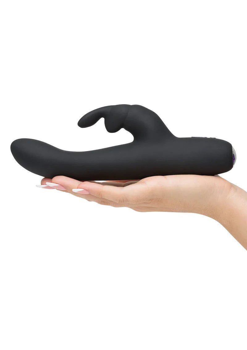 Greedy Girl Rechargeable Slimline Rabbit Vibrator Fifty Shades of Grey - Happytoys Sexshop: Toys for Feeling Happy & Easy π - Discreet geleverd