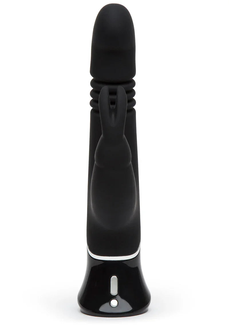 Greedy Girl Rechargeable Thrusting G-Spot Rabbit Vibrator by Fifty Shades of Grey - Happytoys Sexshop: Toys for Feeling Happy & Easy π - Discreet geleverd