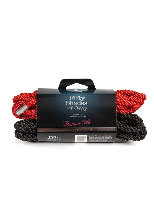 Restrain Me Bondage Rope Twin Pack by Fifty Shades of Grey - Happytoys Sexshop: Toys for Feeling Happy & Easy š - Discreet geleverd