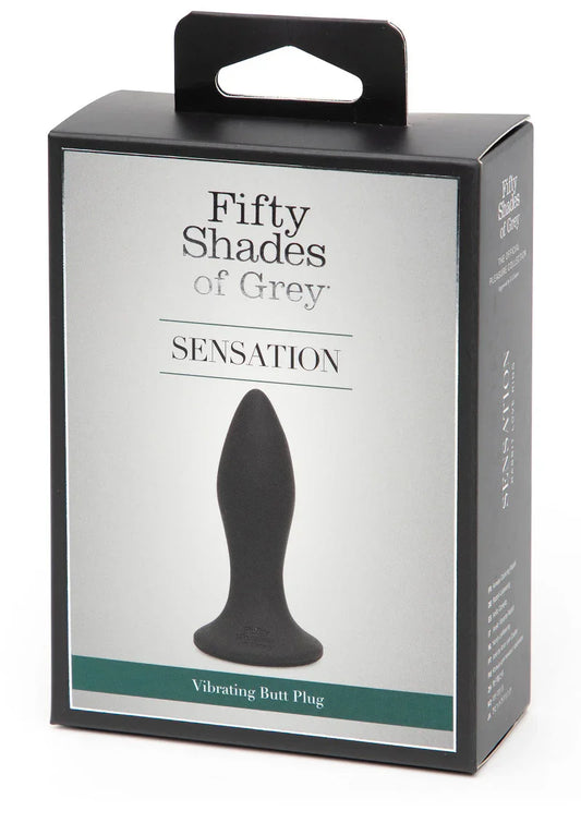 Sensation Rechargeable Vibrating Butt Plug by Fifty Shades of Grey - Happytoys Sexshop: Toys for Feeling Happy & Easy 😊 - Discreet geleverd