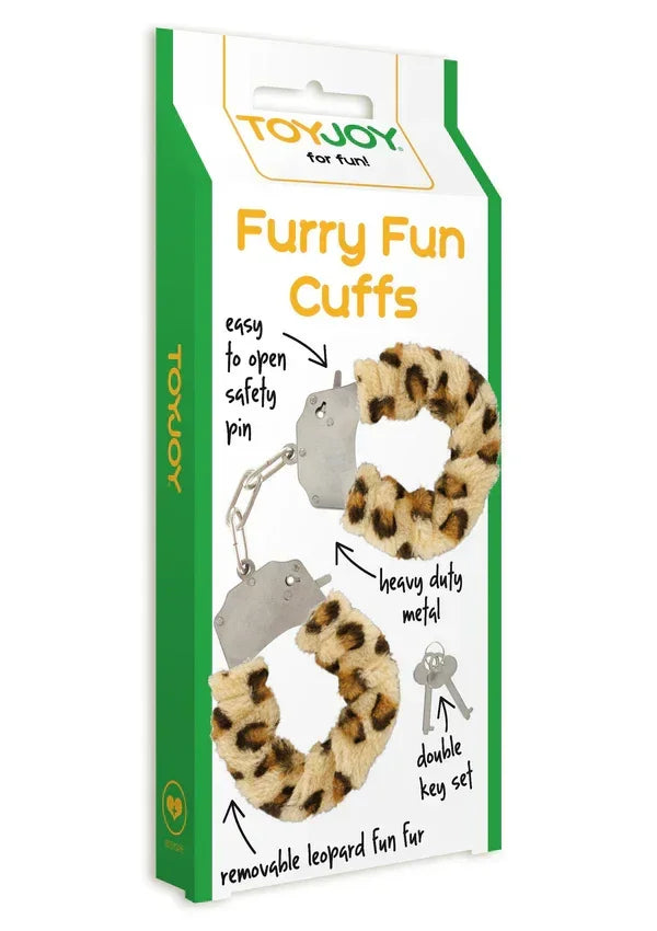 Furry_Fun_Cuffs_by_ToyJoy_leopard_2 @ Happytoys Sexshop: online sex shop for Feeling Happy & Easy π the erotic store owned by a woman