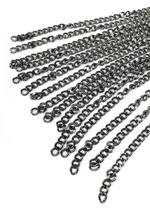 Genuine Leather Chain Whip by Hidden Desire