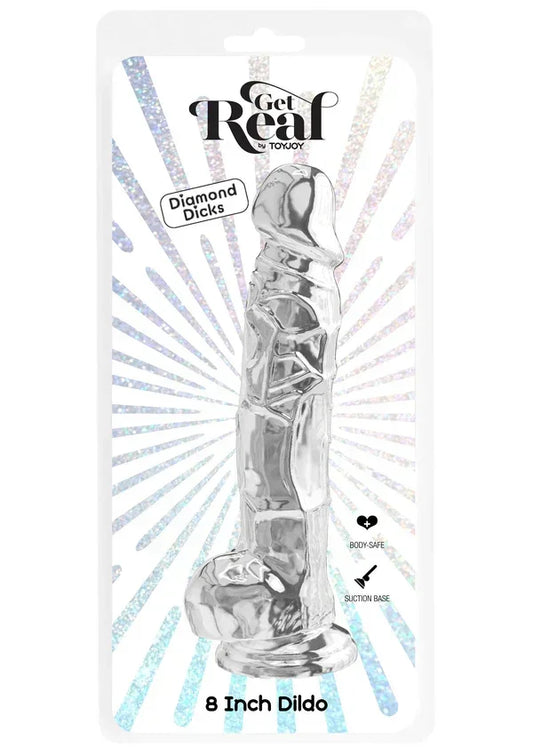 GetRealClearDildowithBalls8_byToyJoy2 @ Happytoys Sexshop: online sex shop for Feeling Happy & Easy ๐ the erotic store owned by a woman