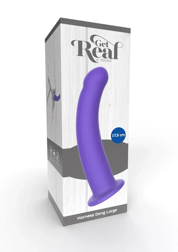 Get Real Harness Dong L by ToyJoy - Happytoys Sexshop: Toys for Feeling Happy & Easy 😊 - Discreet geleverd