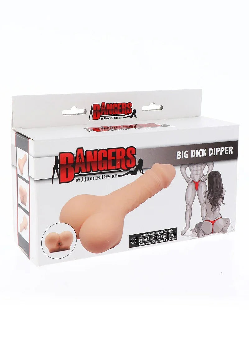 Bangers Big Dick Dipper Masturbator by Hidden Desire - Happytoys Sexshop: Toys for Feeling Happy & Easy 😊 - Discreet geleverd