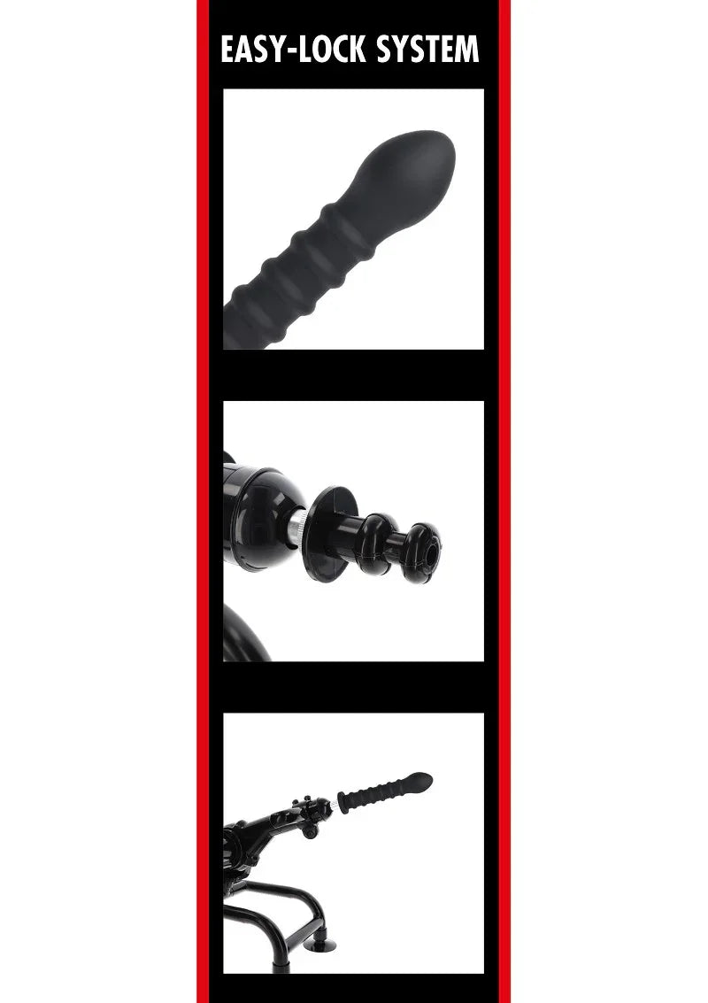 β Hidden Desire Bangers Fuck Machines Ribbed Dong Easy-Lock 19 cm - Happytoys Sexshop: Toys for Feeling Happy & Easy π - Discreet geleverd