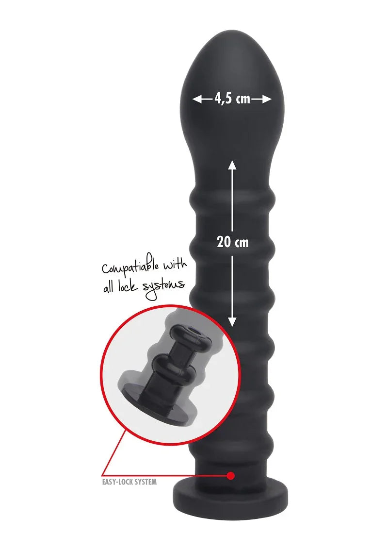 β Hidden Desire Bangers Fuck Machines Ribbed Dong Easy-Lock 19 cm - Happytoys Sexshop: Toys for Feeling Happy & Easy π - Discreet geleverd