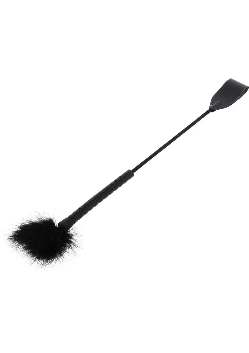 Hidden Desire Extreme Crop Whip & Feather Tickler - Happytoys Sexshop: Toys for Feeling Happy & Easy 😊 - Discreet geleverd