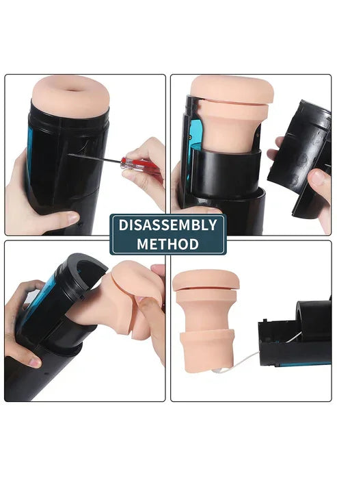 Hismith KlicLok Vibrating Stroker by HiSmith