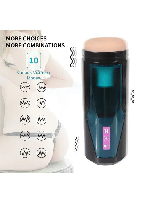 Hismith KlicLok Vibrating Stroker by HiSmith