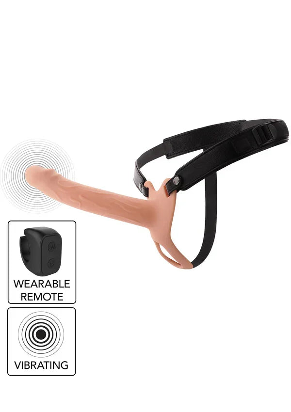 Hollow Penis Strapon Vibrating 20cm Skin by Hidden Desire - Happytoys Sexshop: Toys for Feeling Happy & Easy π - Discreet geleverd