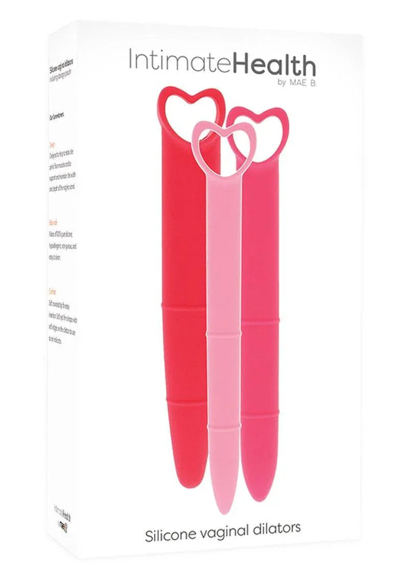 Intimate Health by Mae B Silicone Vaginal Dilators 3pcs - Happytoys Sexshop: Toys for Feeling Happy & Easy 😊 - Discreet geleverd
