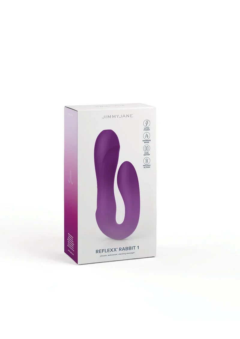 β Jimmy Jane Reflexx Rabbit 1 Dubbele Vibrator - Happytoys Sexshop: Toys for Feeling Happy & Easy π - Discreet geleverd