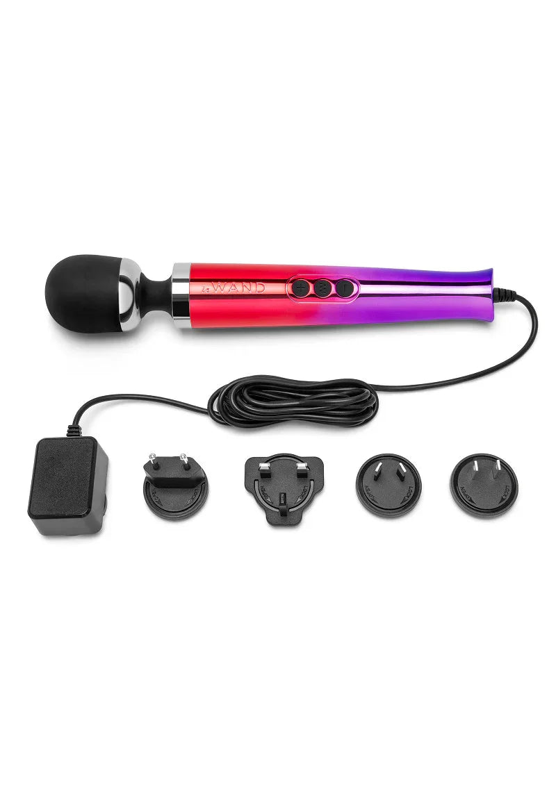 Le Wand Die Cast Plug-In Vibrating Massager (multicolour) - Happytoys Sexshop: Toys for Feeling Happy & Easy 😊 - Discreet geleverd