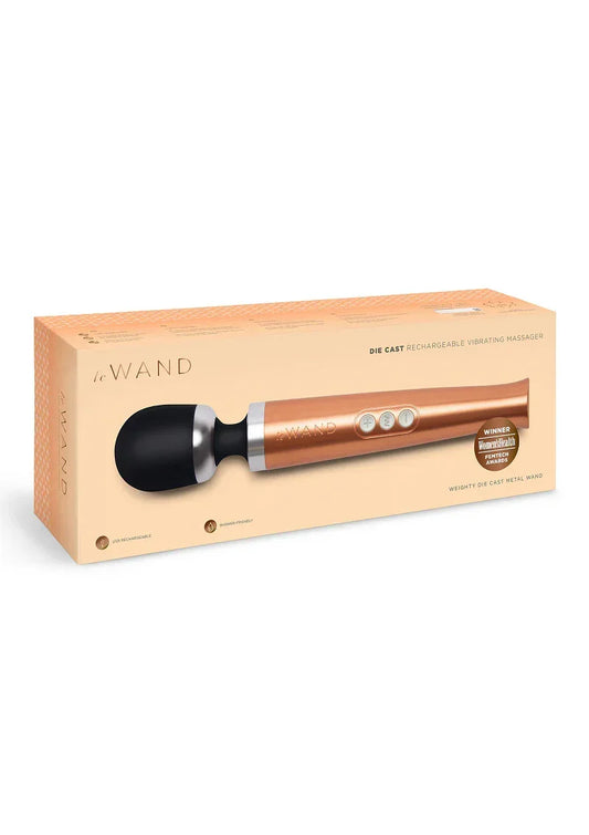 LeWandDieCastRechargeableVibratingMassager_rosegold_2 @ Happytoys Sexshop: online sex shop for Feeling Happy & Easy 😊 the erotic store owned by a woman