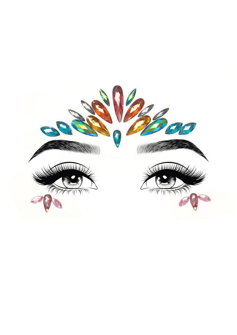 Leg Avenue Avri face jewels sticker - Happytoys Sexshop: Toys for Feeling Happy & Easy 😊 - Discreet geleverd