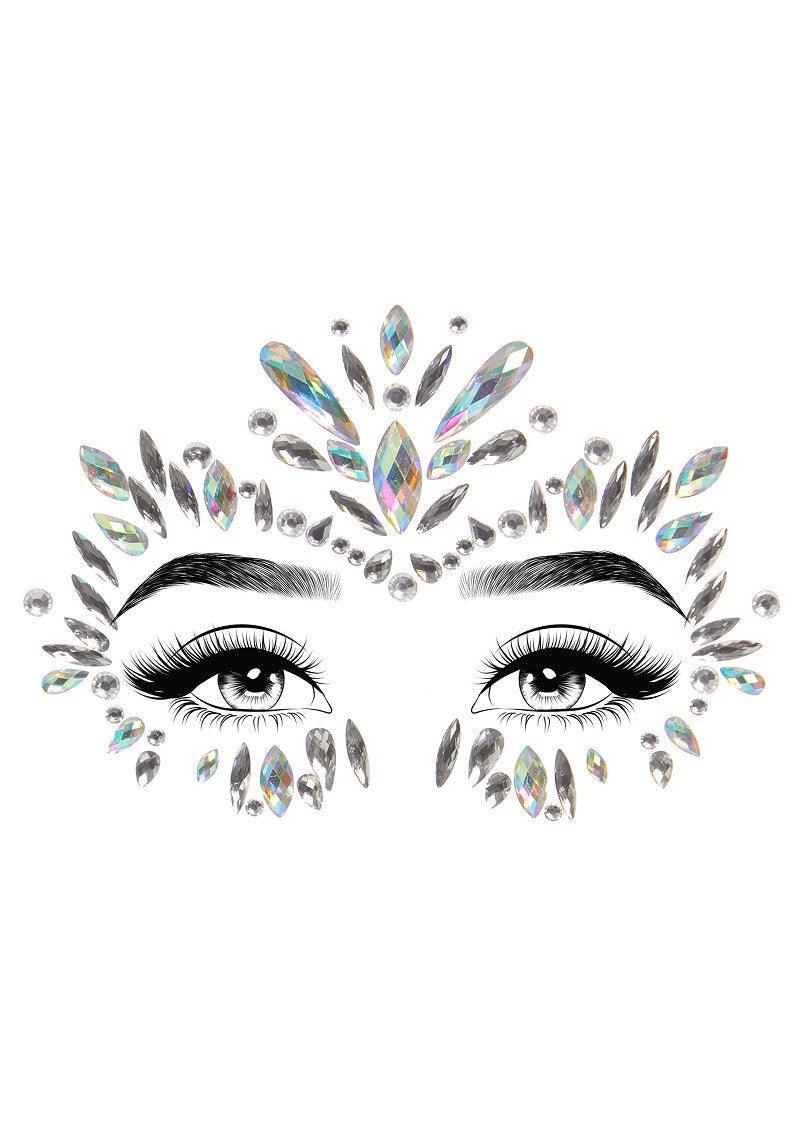 Leg Avenue Iris face jewels sticker - Happytoys Sexshop: Toys for Feeling Happy & Easy 😊 - Discreet geleverd