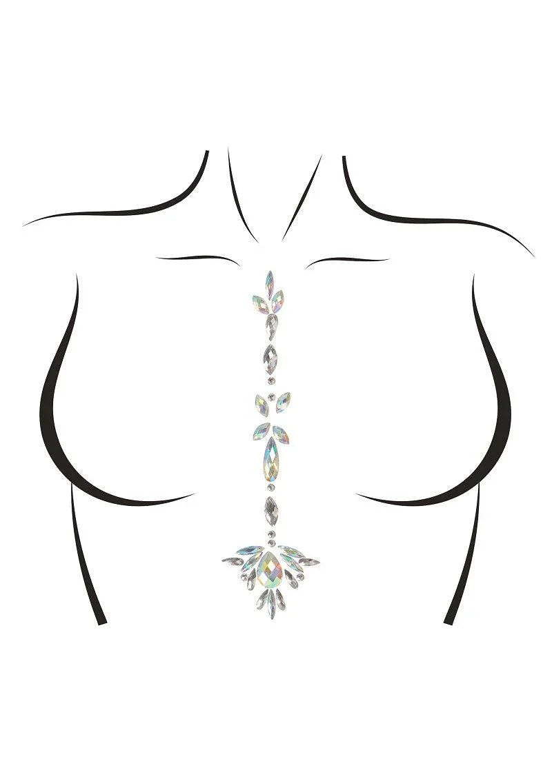 Leg Avenue Jade body jewels sticker - Happytoys Sexshop: Toys for Feeling Happy & Easy 😊 - Discreet geleverd