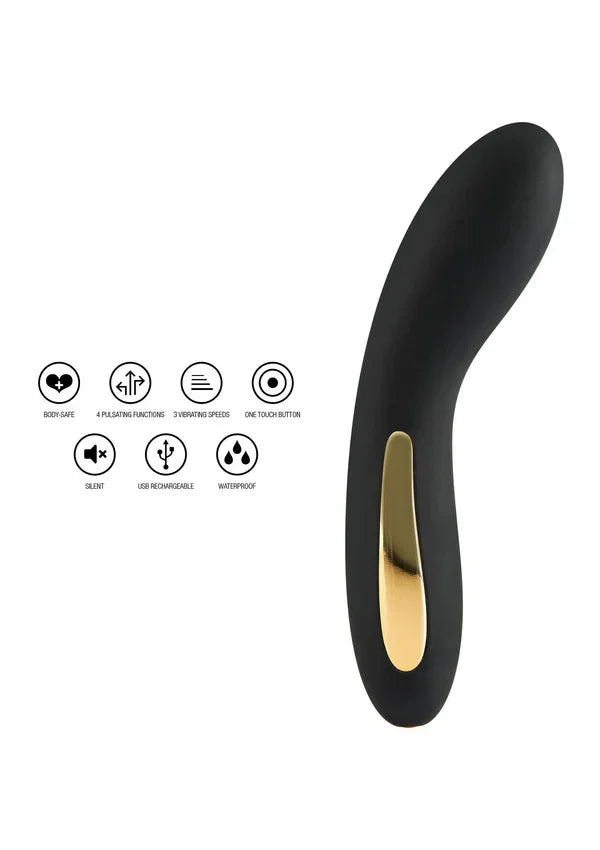 Luminate Vibrator Black by Luz - Happytoys Sexshop: Toys for Feeling Happy & Easy 😊 - Discreet geleverd