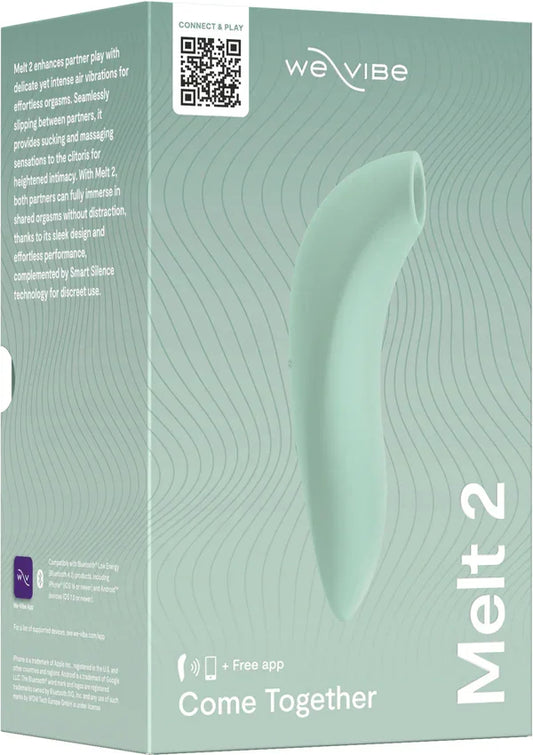 Melt 2 Airpressure Vibrator Green by WeVibe - Happytoys Sexshop: Toys for Feeling Happy & Easy š - Discreet geleverd