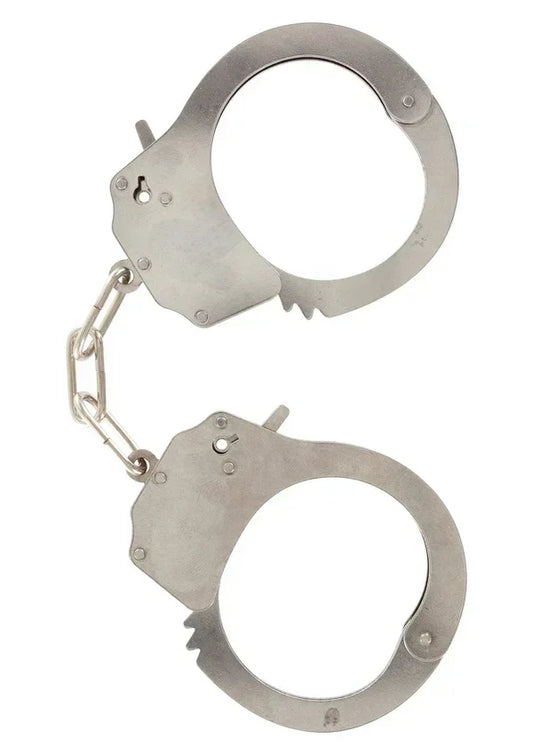 Metal Handcuffs Rose Gold by ToyJoy - Happytoys Sexshop: Toys for Feeling Happy & Easy 😊 - Discreet geleverd