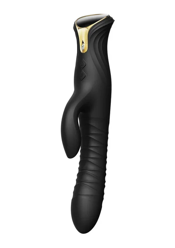 Mose Rabbit Thruster+Heating Black By Zalo - Happytoys Sexshop: Toys for Feeling Happy & Easy 😊 - Discreet geleverd