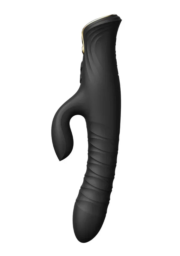 Mose Rabbit Thruster+Heating Black By Zalo - Happytoys Sexshop: Toys for Feeling Happy & Easy 😊 - Discreet geleverd
