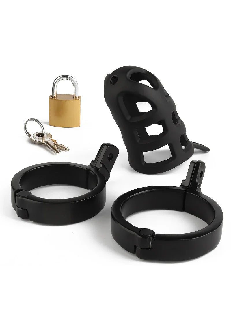 ♂ Mr. Steel Brutal Chastity Cage - Happytoys Sexshop: Toys for Feeling Happy & Easy 😊 - Discreet geleverd