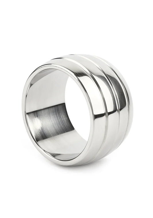 ♂ Mr. Steel Oval Barrel C-Ring 45mm - Happytoys Sexshop: Toys for Feeling Happy & Easy 😊 - Discreet geleverd