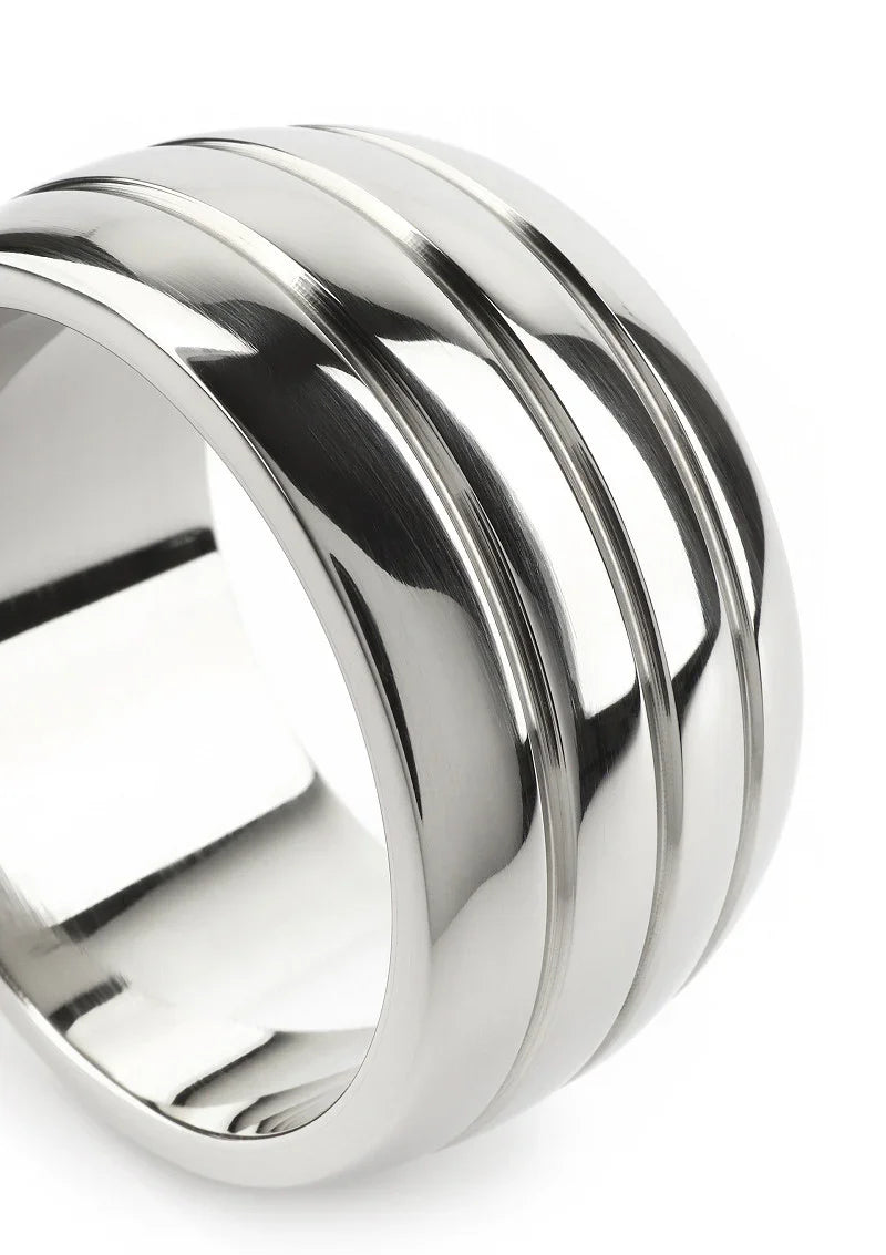♂ Mr. Steel Oval Barrel C-Ring 50mm - Happytoys Sexshop: Toys for Feeling Happy & Easy 😊 - Discreet geleverd