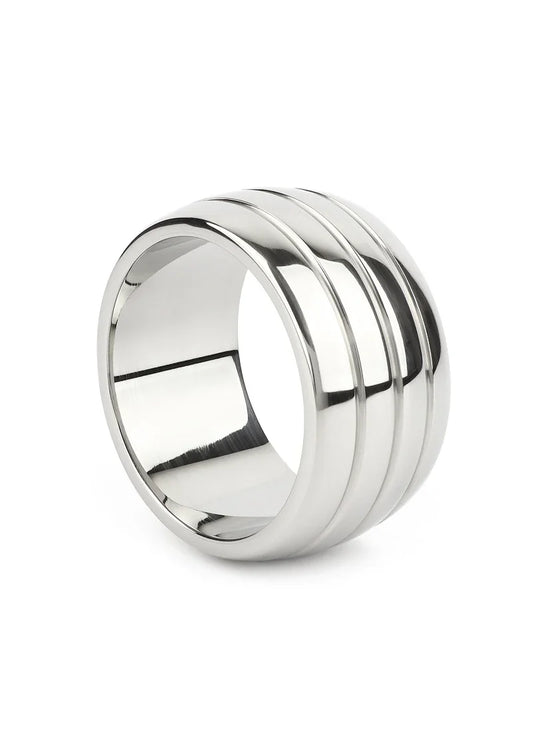 ♂ Mr. Steel Oval Barrel C-Ring 50mm - Happytoys Sexshop: Toys for Feeling Happy & Easy 😊 - Discreet geleverd
