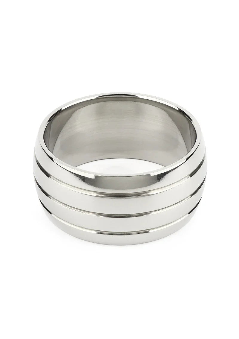 ♂ Mr. Steel Oval Barrel C-Ring 55mm - Happytoys Sexshop: Toys for Feeling Happy & Easy 😊 - Discreet geleverd