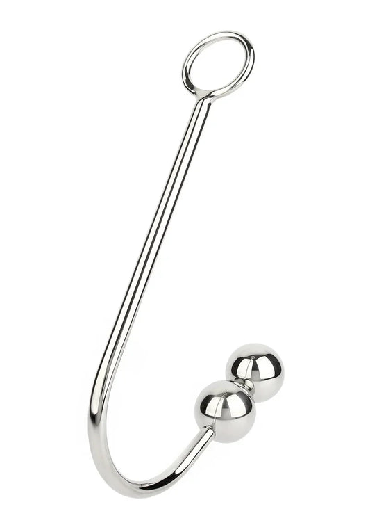 Anal Hook Double Balls 40+40mm by Mr. Steel - Happytoys Sexshop: Toys for Feeling Happy & Easy š - Discreet geleverd