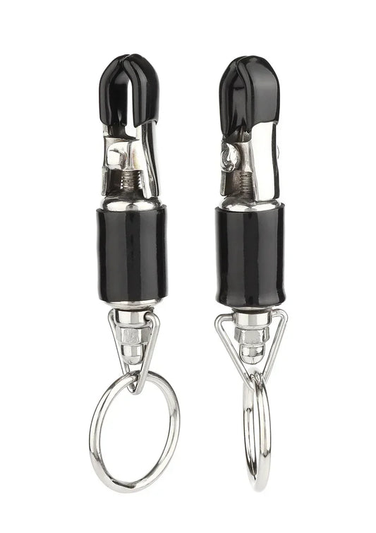 Mr.SteelBarrelTitClampsWithRing2 @ Happytoys Sexshop: online sex shop for Feeling Happy & Easy 😊 the erotic store owned by a woman