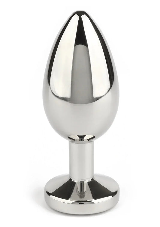 Mr. Steel Jewled Butt Plug Medium (Pink) - Happytoys Sexshop: Toys for Feeling Happy & Easy š - Discreet geleverd