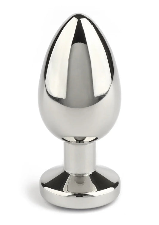 Mr. Steel Jewled Butt Plug Small (Blue) - Happytoys Sexshop: Toys for Feeling Happy & Easy š - Discreet geleverd