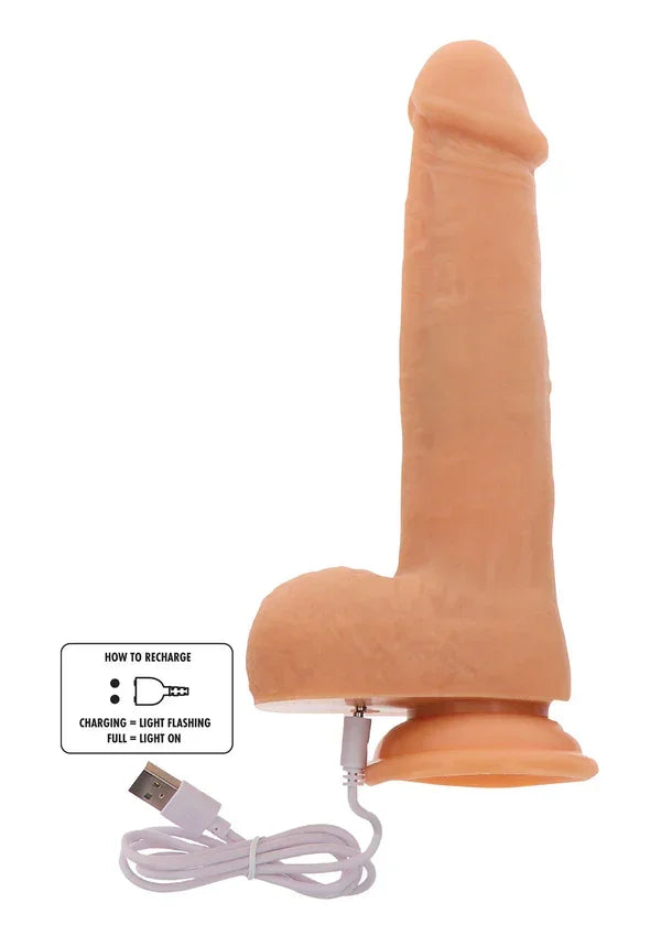 Naked Beaded Dildo Silicone 21 cm by ToyJoy - Happytoys Sexshop: Toys for Feeling Happy & Easy 😊 - Discreet geleverd