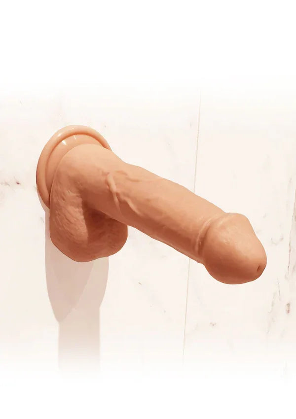 Naked Beaded Dildo Silicone 21 cm by ToyJoy - Happytoys Sexshop: Toys for Feeling Happy & Easy 😊 - Discreet geleverd