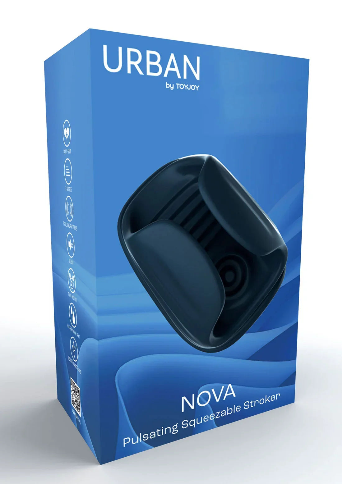Nova Pulsating Squeezable Stroker by ToyJoy - Happytoys Sexshop: Toys for Feeling Happy & Easy 😊 - Discreet geleverd