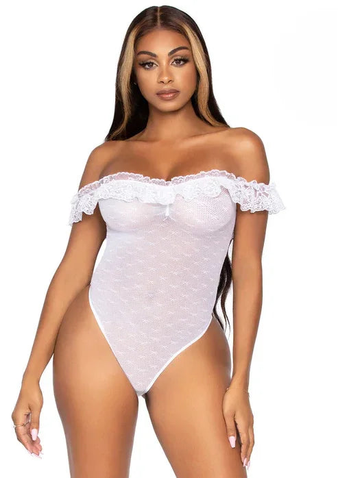 Off the shoulder teddy by Leg Avenue